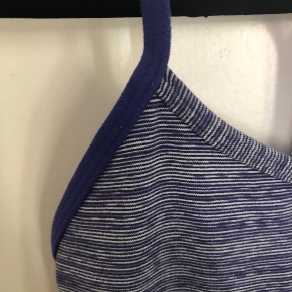 lululemon Power Y Tank (Luon) - Purple Stripe - Picture 4 of 4